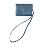 For AirPods Pro 2 Cowhide Texture PU Headset Shockproof Case(Blue)