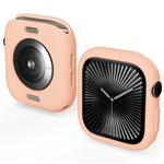 For Apple Watch Series 10 46mm Candy TPU Half Coverage Watch Case(Pink Sand)