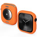 For Apple Watch Series 10 42mm Candy TPU Half Coverage Watch Case(Orange)