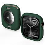 For Apple Watch Series 10 42mm Candy TPU Half Coverage Watch Case(Deep Green)