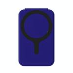 Magnetic Card Bag Phone Desktop Holder with Mirror(Dark Purple)