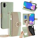 For Samsung Galaxy F06 5G Crossbody Litchi Texture Leather Phone Case(Green)