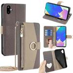 For Samsung Galaxy F06 5G Crossbody Litchi Texture Leather Phone Case(Grey)