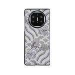 For Huawei Mate X3 / X5 Propitious Clouds Embroidery Full Coverage Phone Case(Grey)