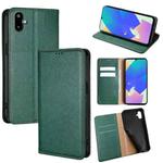 For Samsung Galaxy F06 5G Gloss Oil Solid Color Magnetic Leather Phone Case(Green)