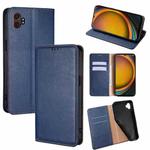 For Samsung Galaxy Xcover 7 Pro 5G Gloss Oil Solid Color Magnetic Leather Phone Case(Blue)