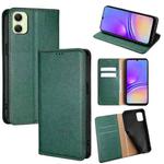 For Samsung Galaxy A05 4G Gloss Oil Solid Color Magnetic Leather Phone Case(Green)