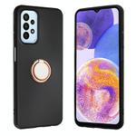 For Samsung Galaxy A53 5G Matte Ring Holder TPU Phone Case(Rose Gold)