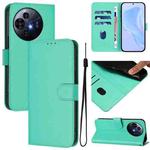For TCL 50 Pro NxtPaper Skin Feel Solid Color Leather Phone Case with Lanyard(Green)
