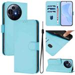 For TCL 50 Pro NxtPaper Skin Feel Solid Color Leather Phone Case with Lanyard(Sky Blue)