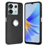 For Redmi Note 13 Pro 5G Matte Ring Holder TPU Phone Case(Black)