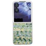 For Xiaomi Mix Flip Illusory Color Weaving Texture Phone Case(Green)