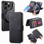For iPhone 15 Pro Max CaseNeo MagSafe RFID Anti-theft Retro Leather Phone Case(Black)