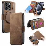 For iPhone 15 Pro Max CaseNeo MagSafe RFID Anti-theft Retro Leather Phone Case(Brown)
