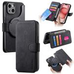 For iPhone 15 Plus CaseNeo MagSafe RFID Anti-theft Retro Leather Phone Case(Black)