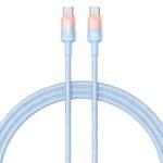 Baseus Discolor Series 100W USB-C / Type-C to USB-C / Type-C Fast Charging Cable, Cable Length:1m(Blue)