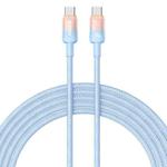 Baseus Discolor Series 100W USB-C / Type-C to USB-C / Type-C Fast Charging Cable, Cable Length:2m(Blue)