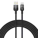 Baseus Discolor Series 100W USB to USB-C / Type-C Fast Charging Cable, Cable Length:2m(Black)