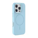 For iPhone 16 Pro Max Mutural Karen Series Liquid Silicone MagSafe Magnetic Phone Case(Sky Blue)