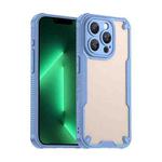 For iPhone 13 Pro Max Armor Glaze PC Hybrid TPU Phone Case(Blue)