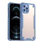 For iPhone 12 Pro Armor Glaze PC Hybrid TPU Phone Case(Blue)