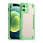 For iPhone 11 Armor Glaze PC Hybrid TPU Phone Case(Green)