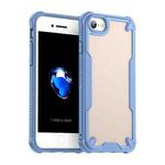 For iPhone 8 Armor Glaze PC Hybrid TPU Phone Case(Blue)