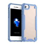For iPhone SE 2022 Armor Glaze PC Hybrid TPU Phone Case(Blue)