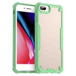 For iPhone 8 Plus Armor Glaze PC Hybrid TPU Phone Case(Green)