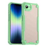 For iPhone SE 2024 Armor Glaze PC Hybrid TPU Phone Case(Green)