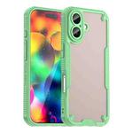 For iPhone 17 Armor Glaze PC Hybrid TPU Phone Case(Green)