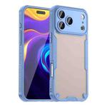 For iPhone 17 Pro Max Armor Glaze PC Hybrid TPU Phone Case(Blue)