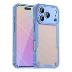 For iPhone 17 Pro Armor Glaze PC Hybrid TPU Phone Case(Blue)