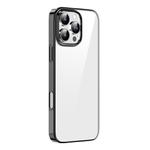 For iPhone 16 Pro Max Mutural Jiantou Series Electroplating Hybrid PC Phone Case(Black)