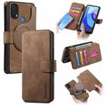 For Motorola Moto E30 / E20 CaseNeo MagSafe RFID Anti-theft Retro Leather Phone Case(Brown)
