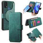 For Motorola Moto E30 / E20 CaseNeo MagSafe RFID Anti-theft Retro Leather Phone Case(Green)