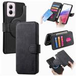 For Motorola Moto G Power 5G 2024 CaseNeo MagSafe RFID Anti-theft Retro Leather Phone Case(Black)