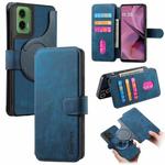 For Motorola Moto G35 CaseNeo MagSafe RFID Anti-theft Retro Leather Phone Case(Blue)