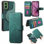 For Motorola Moto G35 CaseNeo MagSafe RFID Anti-theft Retro Leather Phone Case(Green)