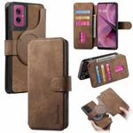 For Motorola Moto G55 CaseNeo MagSafe RFID Anti-theft Retro Leather Phone Case(Brown)