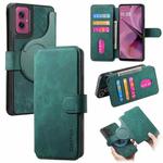 For Motorola Moto G55 CaseNeo MagSafe RFID Anti-theft Retro Leather Phone Case(Green)