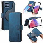 For Motorola Moto G 2025 CaseNeo MagSafe RFID Anti-theft Retro Leather Phone Case(Blue)