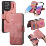 For Motorola Moto G Power 2025 CaseNeo MagSafe RFID Anti-theft Retro Leather Phone Case(Pink)
