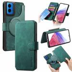 For Motorola Moto G45 5G CaseNeo MagSafe RFID Anti-theft Retro Leather Phone Case(Green)