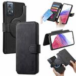 For Motorola Edge 50 Fusion CaseNeo MagSafe RFID Anti-theft Retro Leather Phone Case(Black)
