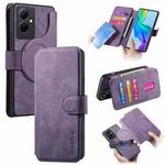 For vivo V29 Lite CaseNeo MagSafe RFID Anti-theft Retro Leather Phone Case(Purple)