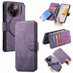 For vivo V40 Lite CaseNeo MagSafe RFID Anti-theft Retro Leather Phone Case(Purple)