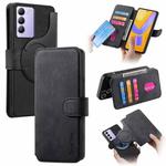 For vivo V40 SE / V40 Lite IDN CaseNeo MagSafe RFID Anti-theft Retro Leather Phone Case(Black)