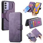 For vivo V40 SE / V40 Lite IDN CaseNeo MagSafe RFID Anti-theft Retro Leather Phone Case(Purple)