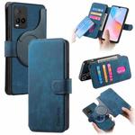 For vivo Y21s / Y32 / Y21T / Y3T CaseNeo MagSafe RFID Anti-theft Retro Leather Phone Case(Blue)
